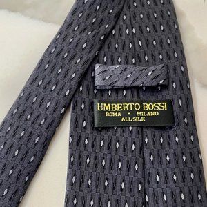 Vintage Umberto Bossi Silk Tie